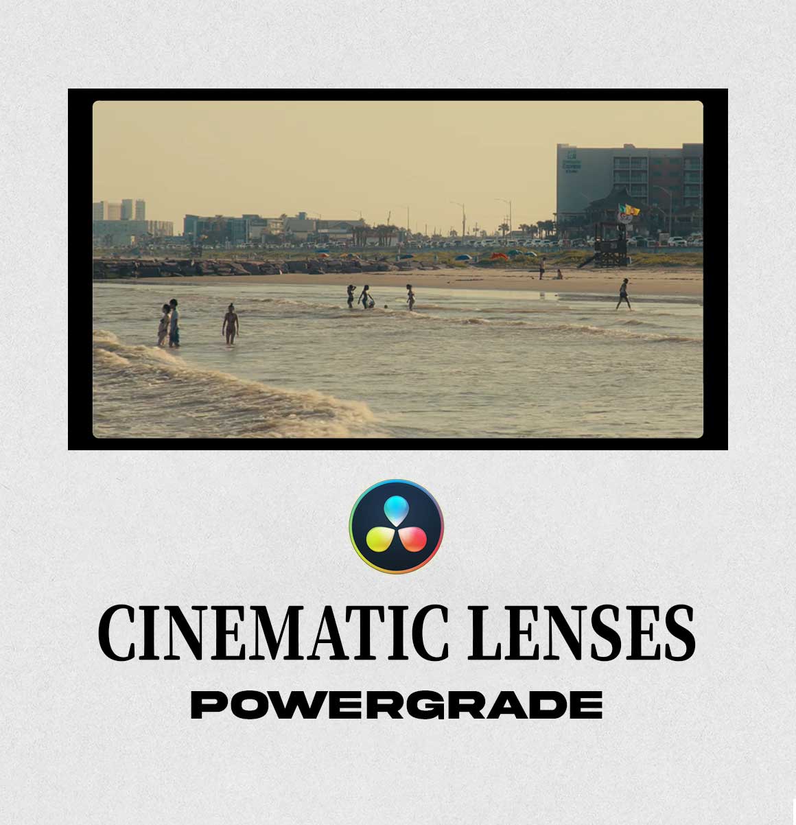 复古16mm电影美学光晕颗胶片模拟色彩分级纹理达芬奇调色节点 Cinematic Lenses Powergrade , 第1张