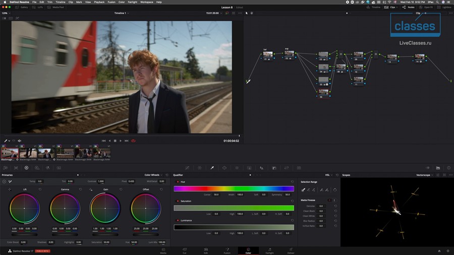 DaVinci Resolve 达芬奇色彩分级高级调色模块3大师课程(2024) + 专业电影机原始灰片视频 , 第6张