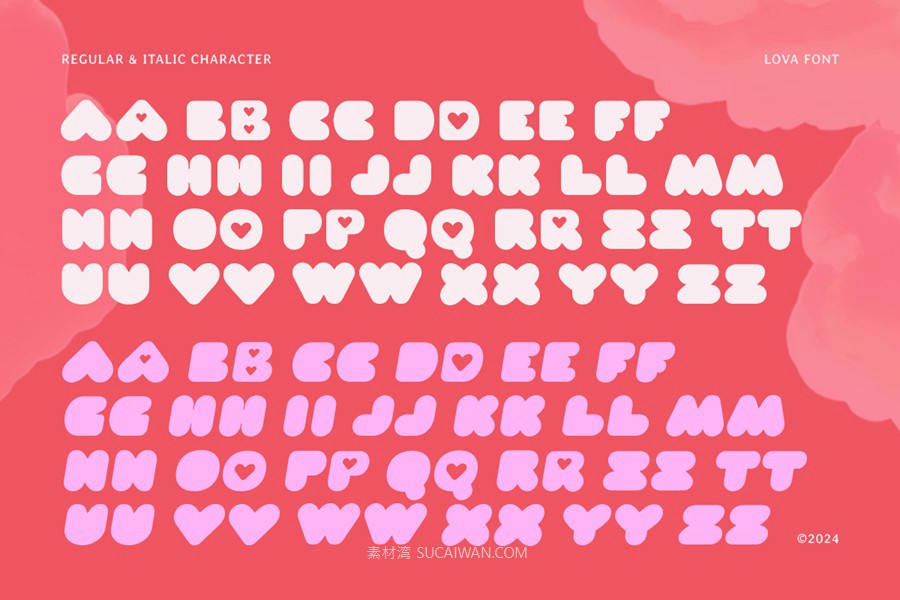 时尚可爱品牌婚礼徽标设计无衬线英文字体安装包 Lova – Lovely Feminine Font , 第9张