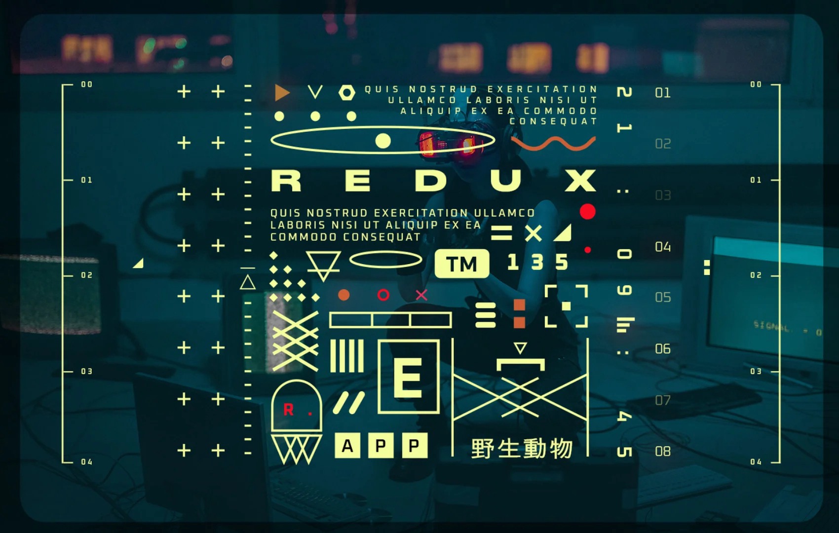 Pixflow 135个赛博科技科幻3D全息图未来派HUD视频素材 REDUX Sci-Fi HUD Templates 影视音频 sucaiwan.com
