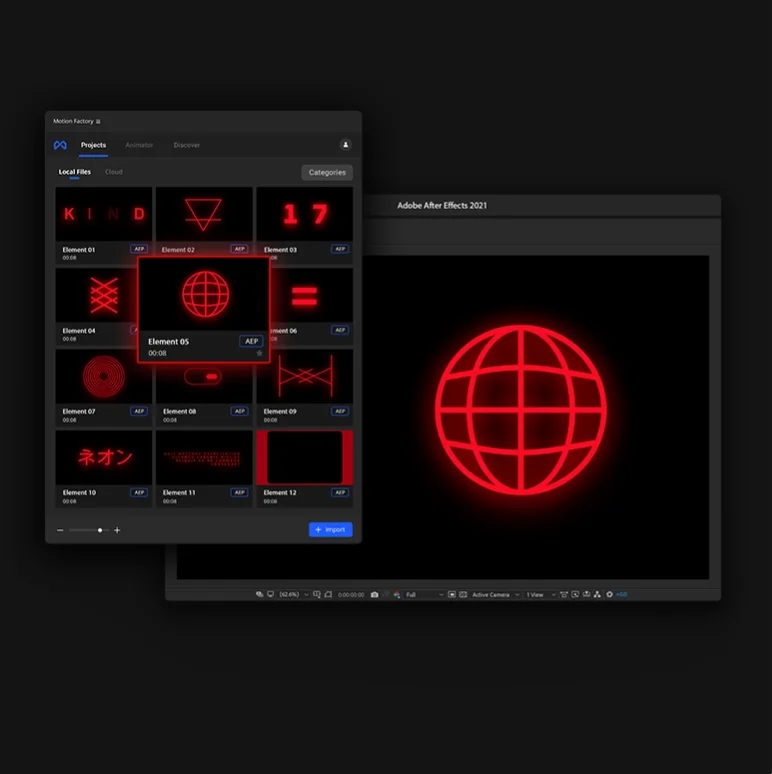 Pixflow 135个赛博科技科幻3D全息图未来派HUD视频素材 REDUX Sci-Fi HUD Templates 影视音频 sucaiwan.com