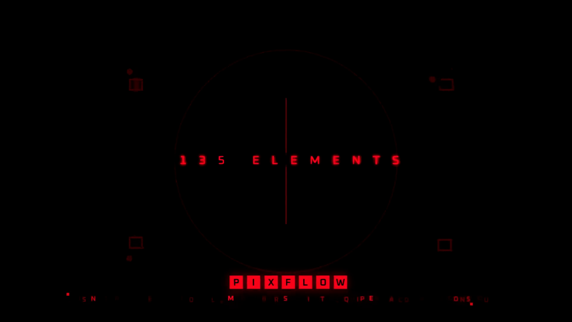 Pixflow 135个赛博科技科幻3D全息图未来派HUD视频素材 REDUX Sci-Fi HUD Templates 影视音频 sucaiwan.com