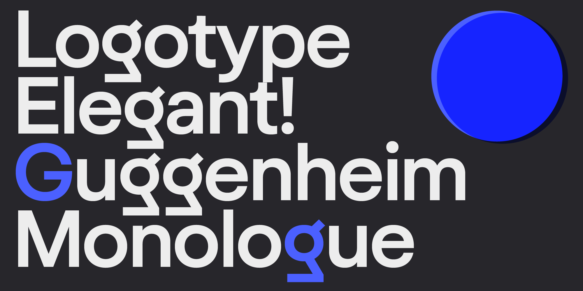 国外前卫几何风品牌徽标logo设计西文ps无衬线英文字体安装包 Myfonts – Goga Font Family , 第11张