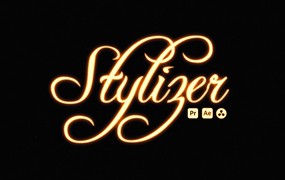 复古电影美学嘻哈摇滚、霓虹灯、纸张、光晕LOGO文字标题效果 HAPPY EDITING CO - Grunge Stylizer