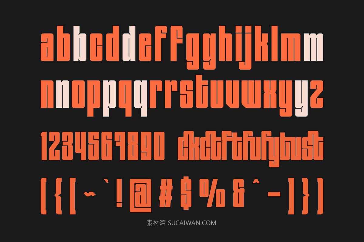 现代简约杂志海报包装网页设计无衬线英文字体安装包 Seriusans – Condensed Sans Display Font , 第3张