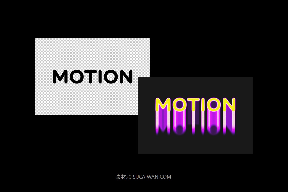 迷幻失真模糊效果ps标题文本特效滤镜样机 Motion Blur Text Effect , 第4张