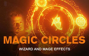 21组4K高清传送门能量盾粒子视频特效素材 Production Crate – Magic Powers Magic Circles – 21 4K VFX Items