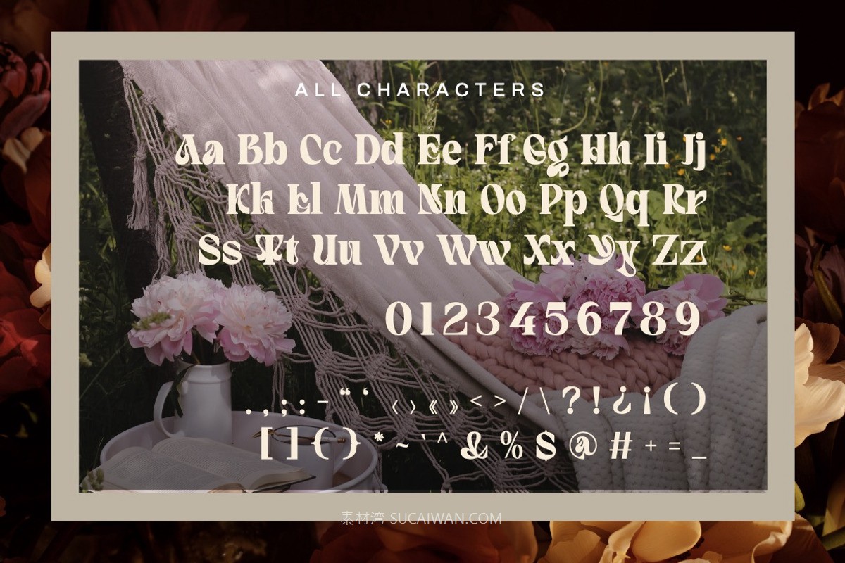 现代优雅杂志海报包装徽标设计衬线英文字体安装包 Quivert – Serif Display Font , 第2张