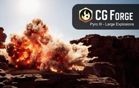 [独家AI翻译] Houdini Pyro大范围爆炸视频特效教程 中文字幕 CG Forge – Pyro III – Large Explosion