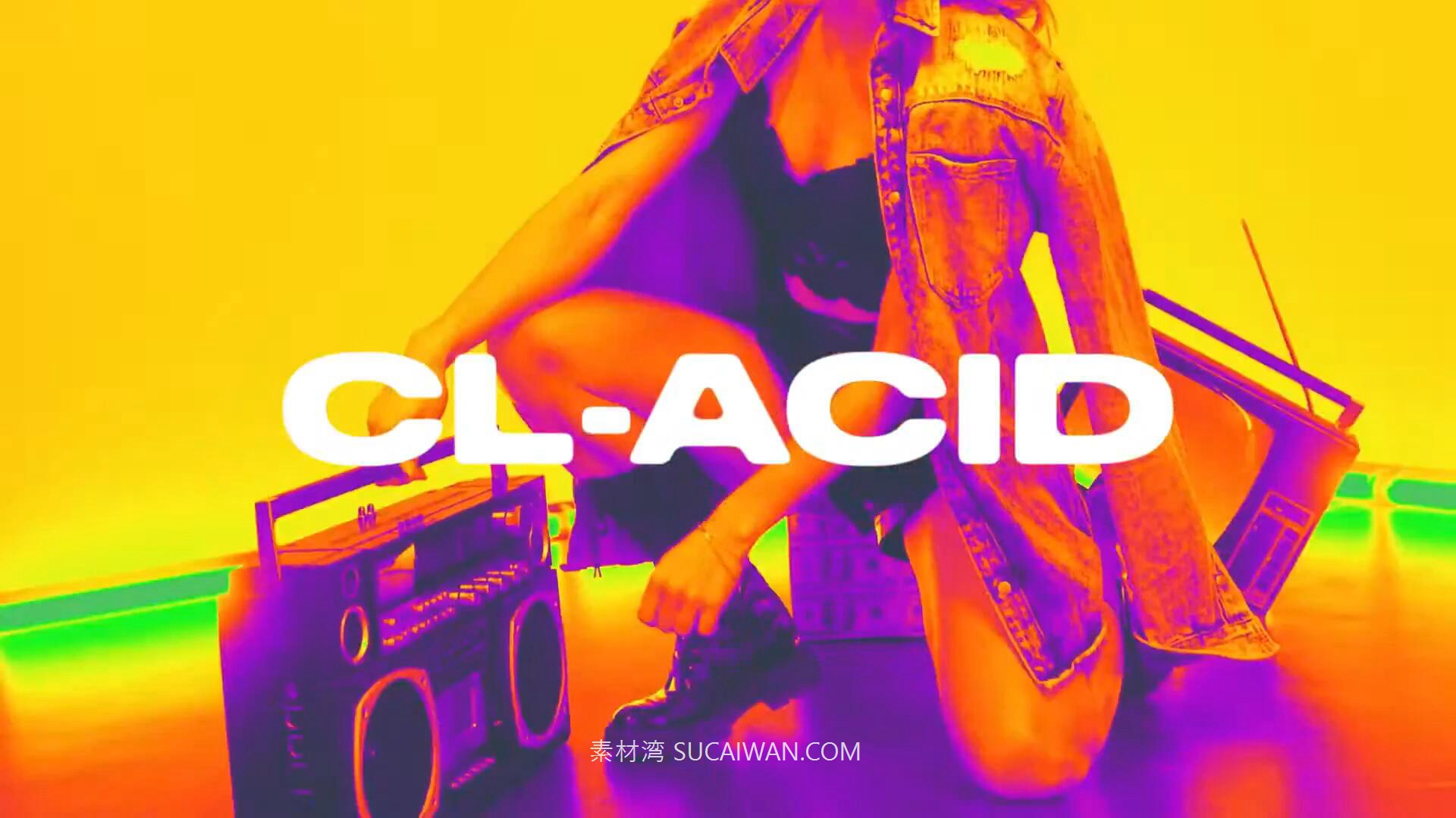 34组迷幻嘻哈风热像仪热成像视频颜色分级调色LUT预设包 Pixflow – CL-Acid Coloring LUTs , sucaiwan.com